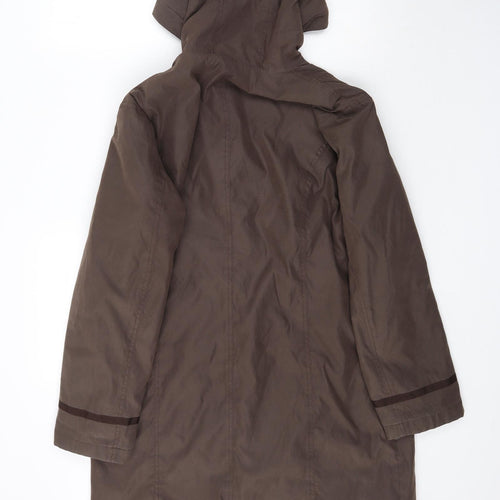 Per Una Womens Brown   Parka Coat Size M