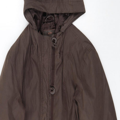 Per Una Womens Brown   Parka Coat Size M
