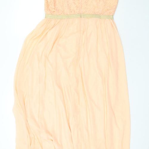 Boohoo Womens Pink   Ball Gown  Size 16  - Peach colour