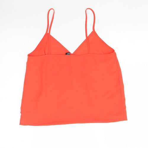 FOREVER 21 Womens Orange   Camisole Blouse Size M
