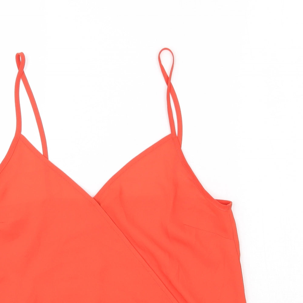 FOREVER 21 Womens Orange   Camisole Blouse Size M