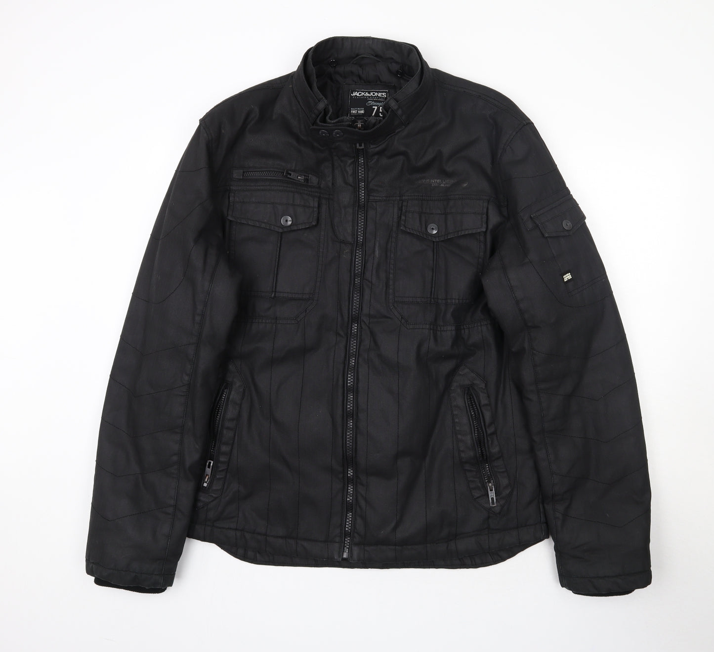 JACK & JONES Mens Black   Jacket  Size 2XL
