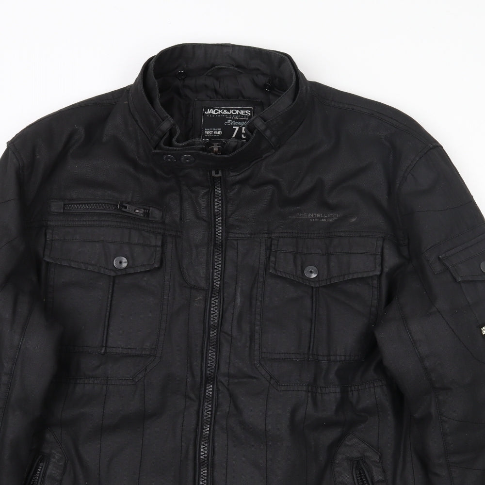 JACK & JONES Mens Black   Jacket  Size 2XL