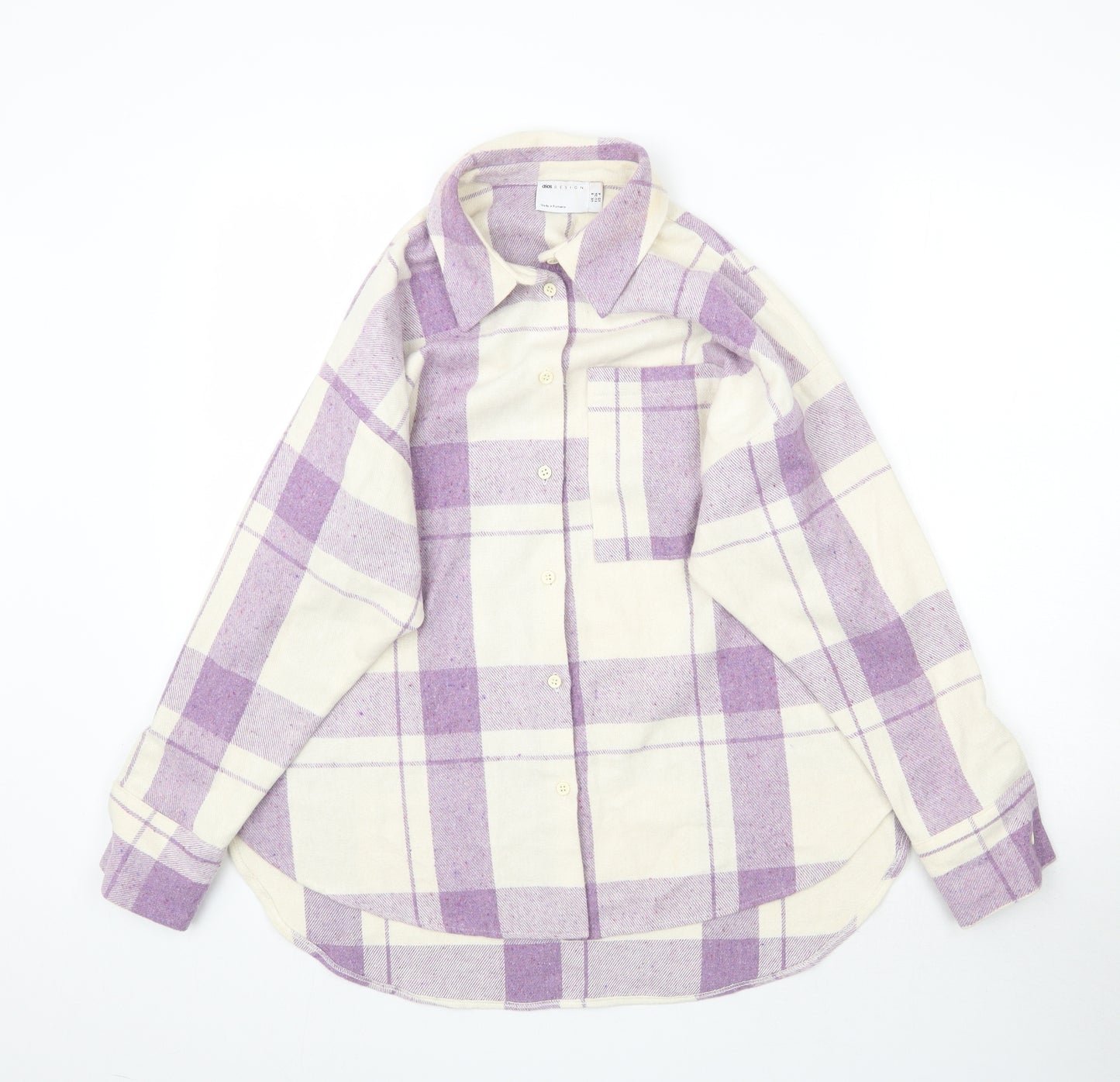 ASOS Womens Multicoloured Plaid  Jacket  Size 8