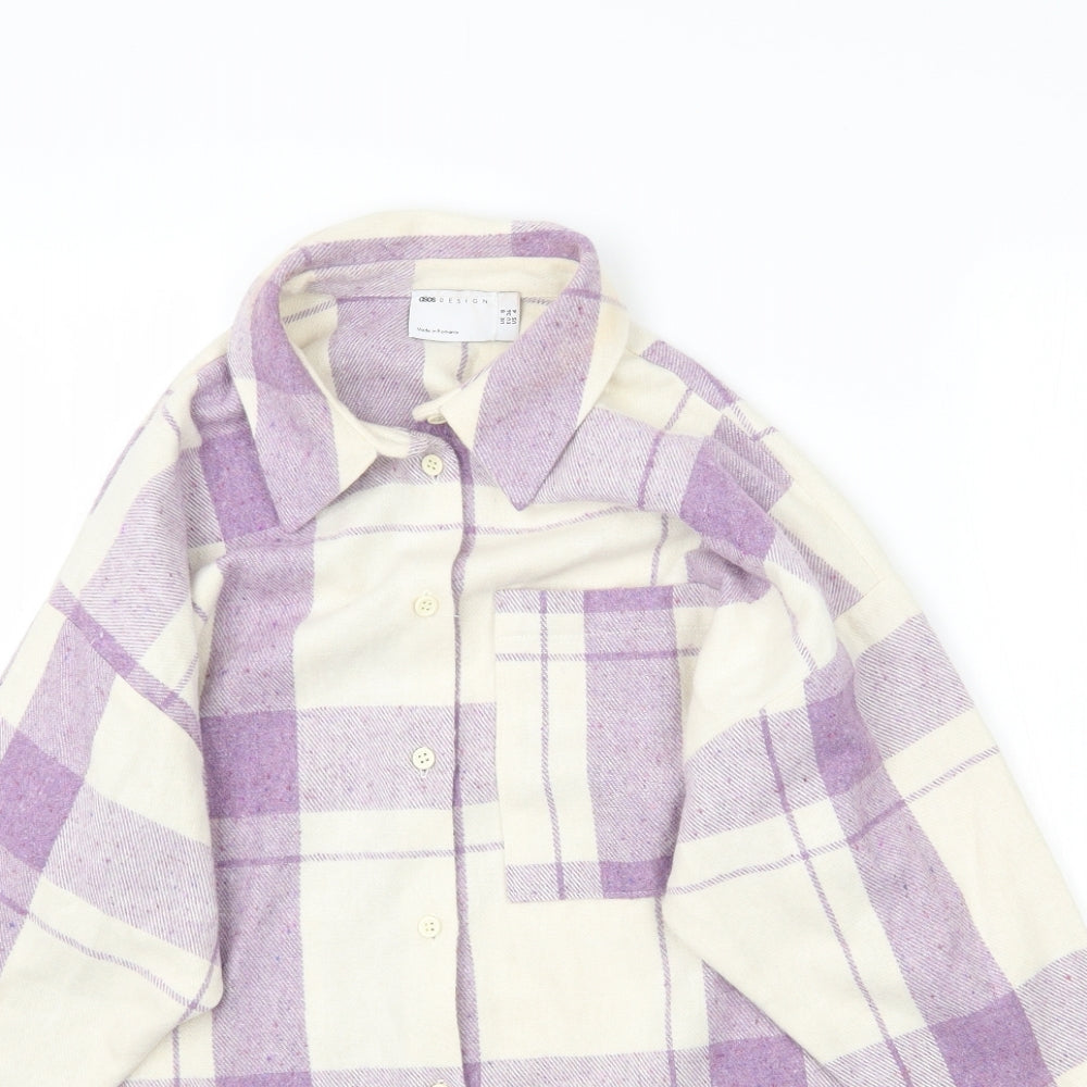 ASOS Womens Multicoloured Plaid  Jacket  Size 8