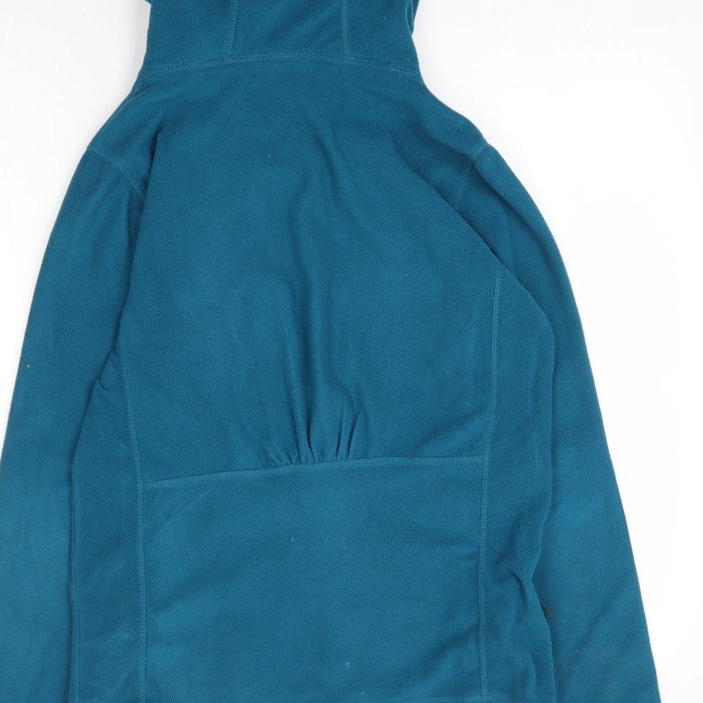 Mountain Warehouse Womens Blue  Fleece Pullover Hoodie Size 8