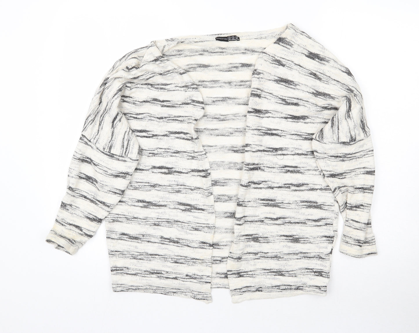 Atmosphere Womens Multicoloured Striped Knit Cardigan Jumper Size S