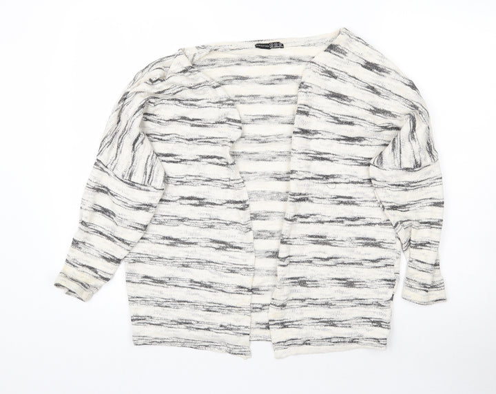 Atmosphere Womens Multicoloured Striped Knit Cardigan Jumper Size S