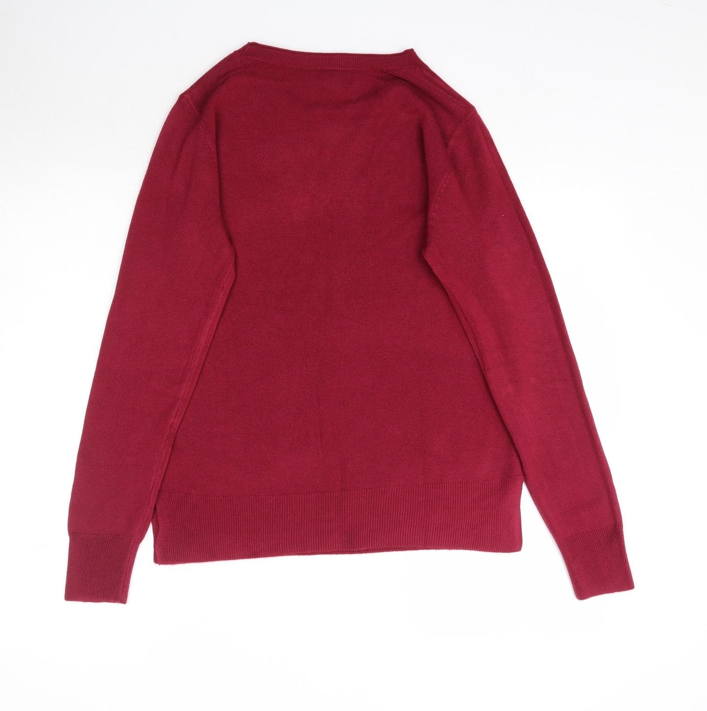 Atmosphere Womens Red  Knit Pullover Jumper Size 12