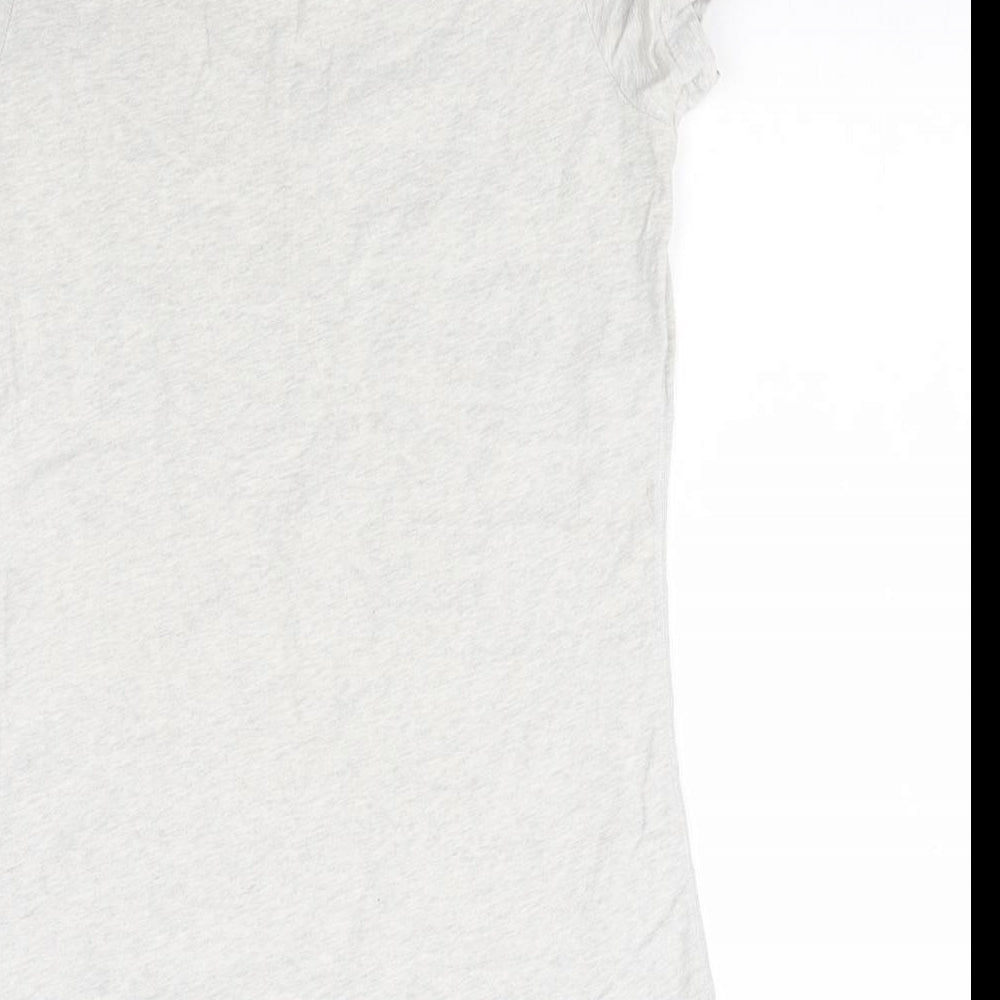 Jack Wills Womens Grey   Basic T-Shirt Size 8