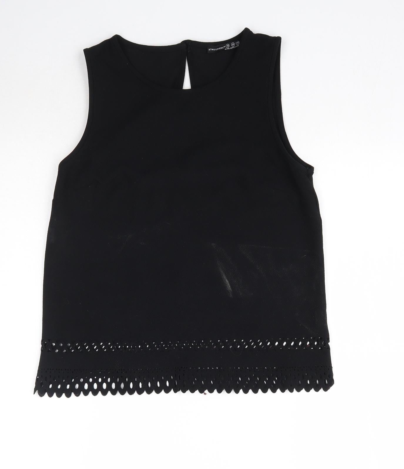 Atmosphere Womens Black   Basic Blouse Size 10