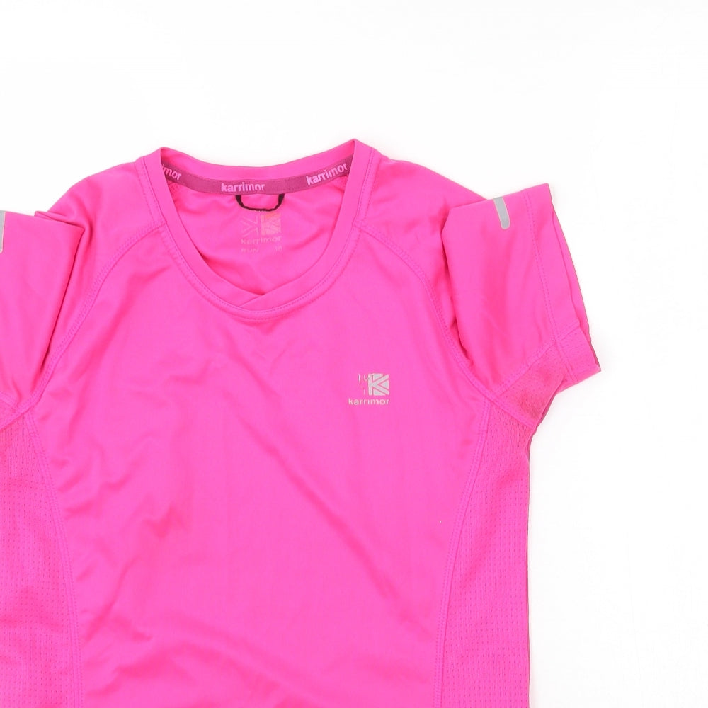 Karrimor Womens Pink   Basic T-Shirt Size 10