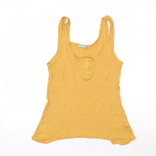 New Look Womens Yellow   Basic Tank Size M