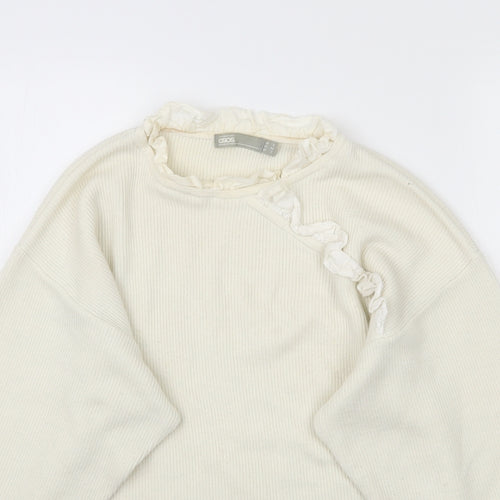 ASOS Womens Ivory  Knit Pullover Jumper Size 6