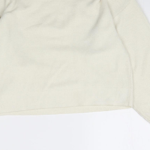 ASOS Womens Ivory  Knit Pullover Jumper Size 6