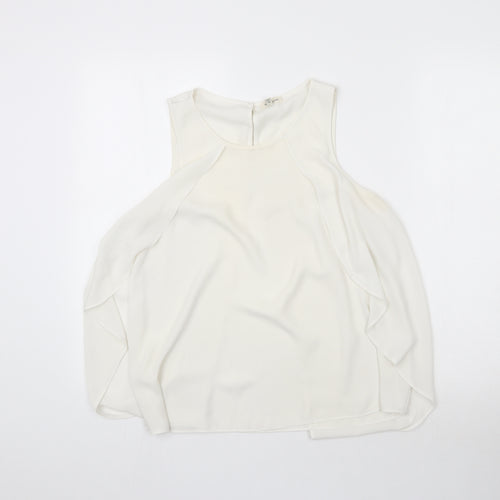 River Island Womens White   Basic Blouse Size 10