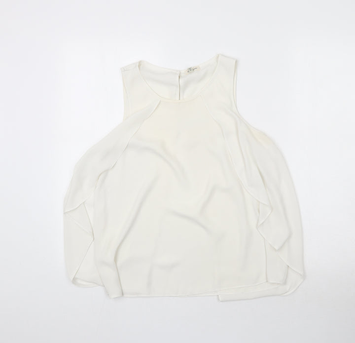 River Island Womens White   Basic Blouse Size 10