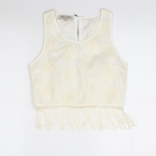 Parisian Womens Ivory   Basic Blouse Size 12