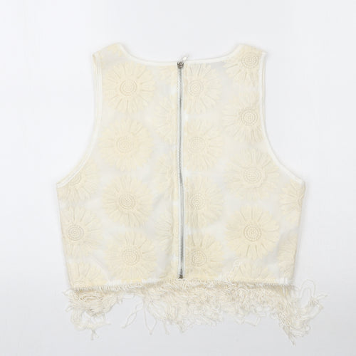 Parisian Womens Ivory   Basic Blouse Size 12