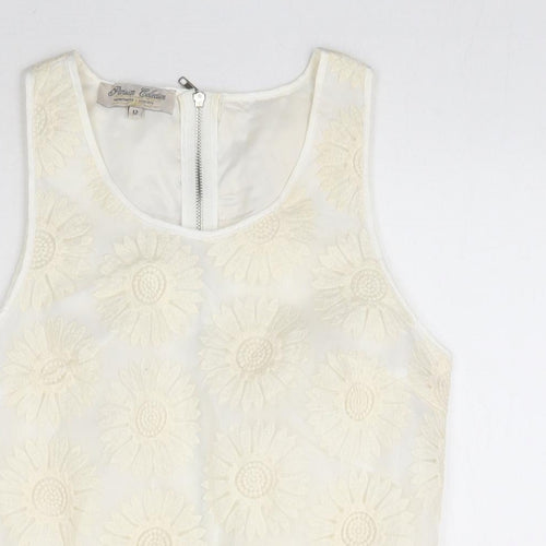 Parisian Womens Ivory   Basic Blouse Size 12