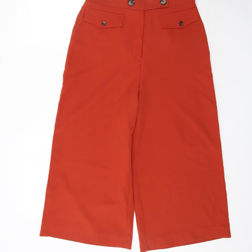 New Look Womens Orange   Trousers  Size 12 L28 in