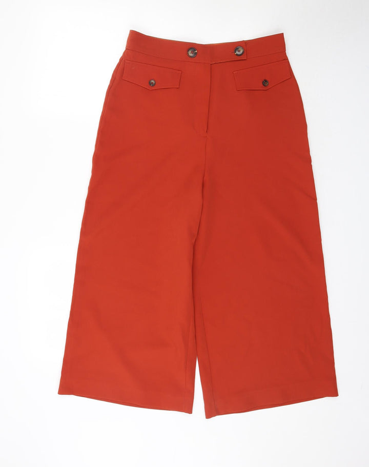 New Look Womens Orange Trousers Size 12 L28 in