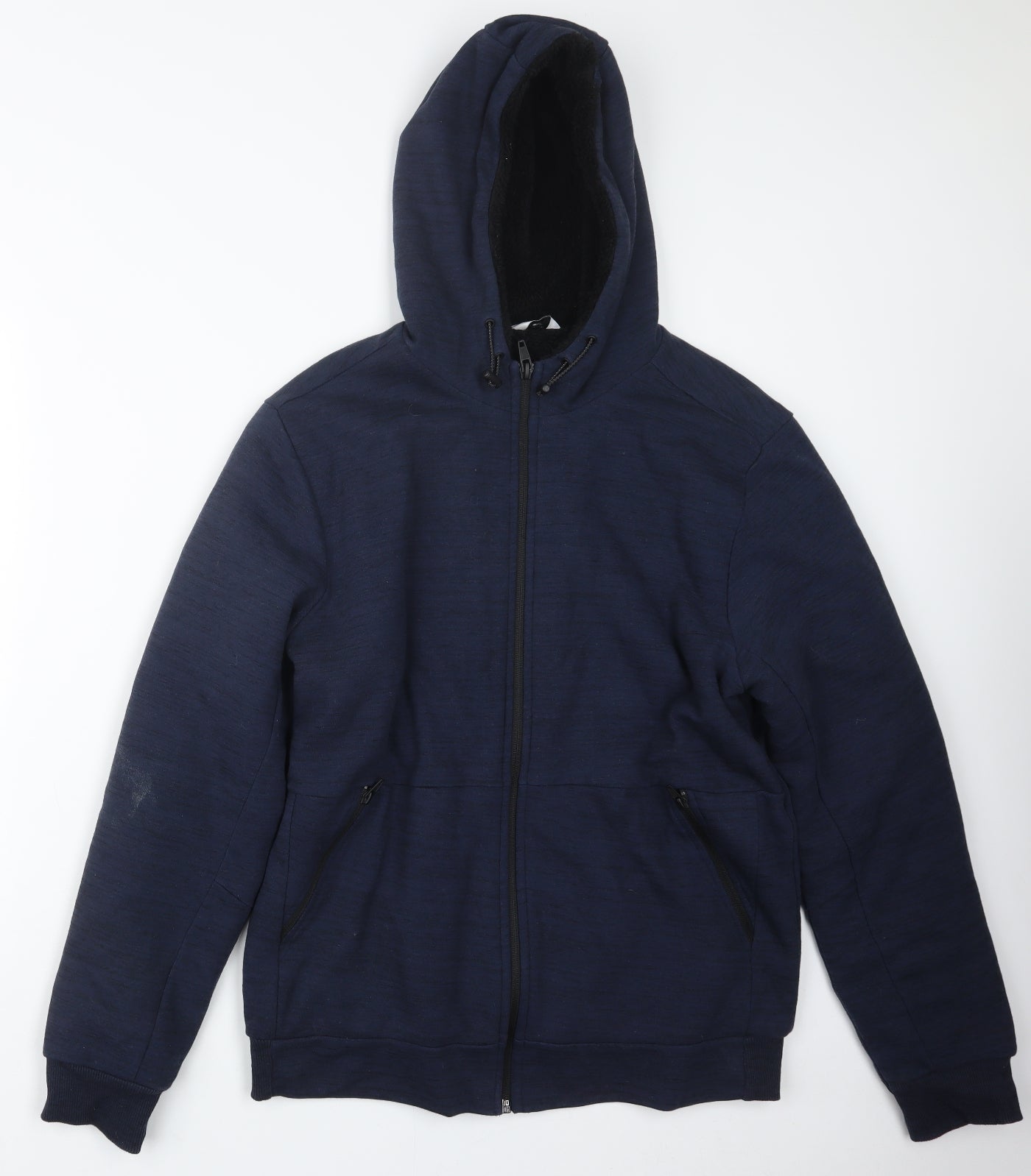 NEXT Mens Blue   Full Zip Hoodie Size L