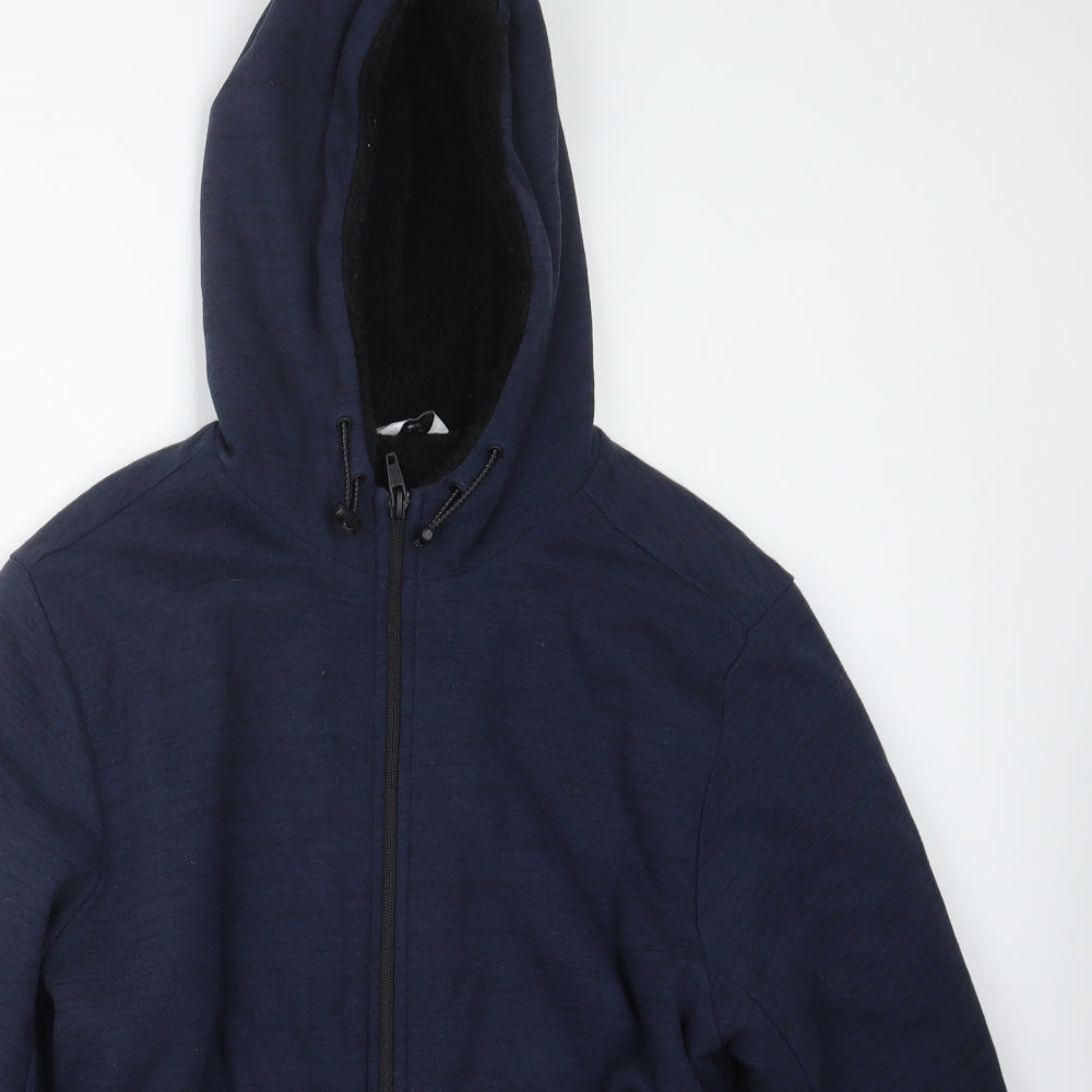 NEXT Mens Blue   Full Zip Hoodie Size L