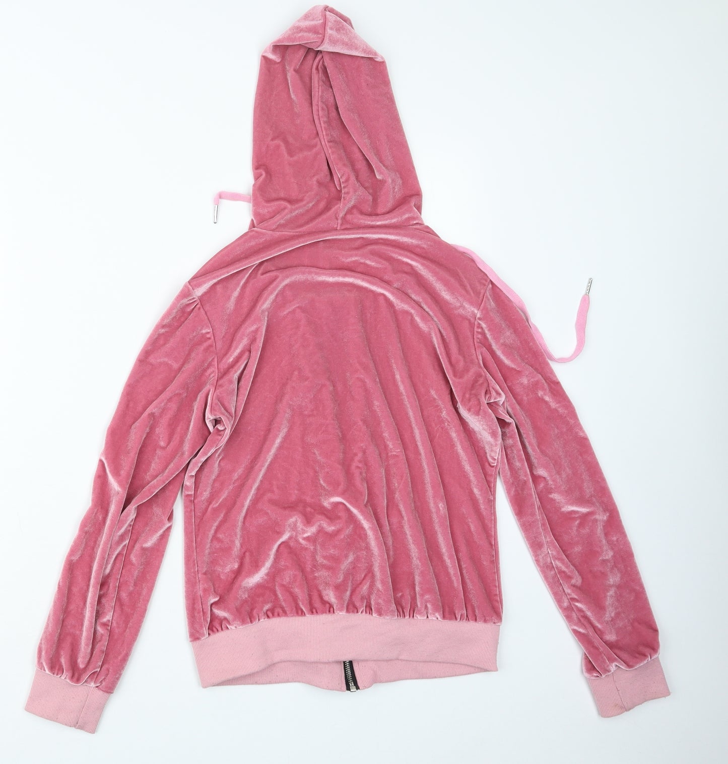 Preworn Womens Pink   Full Zip Hoodie Size L