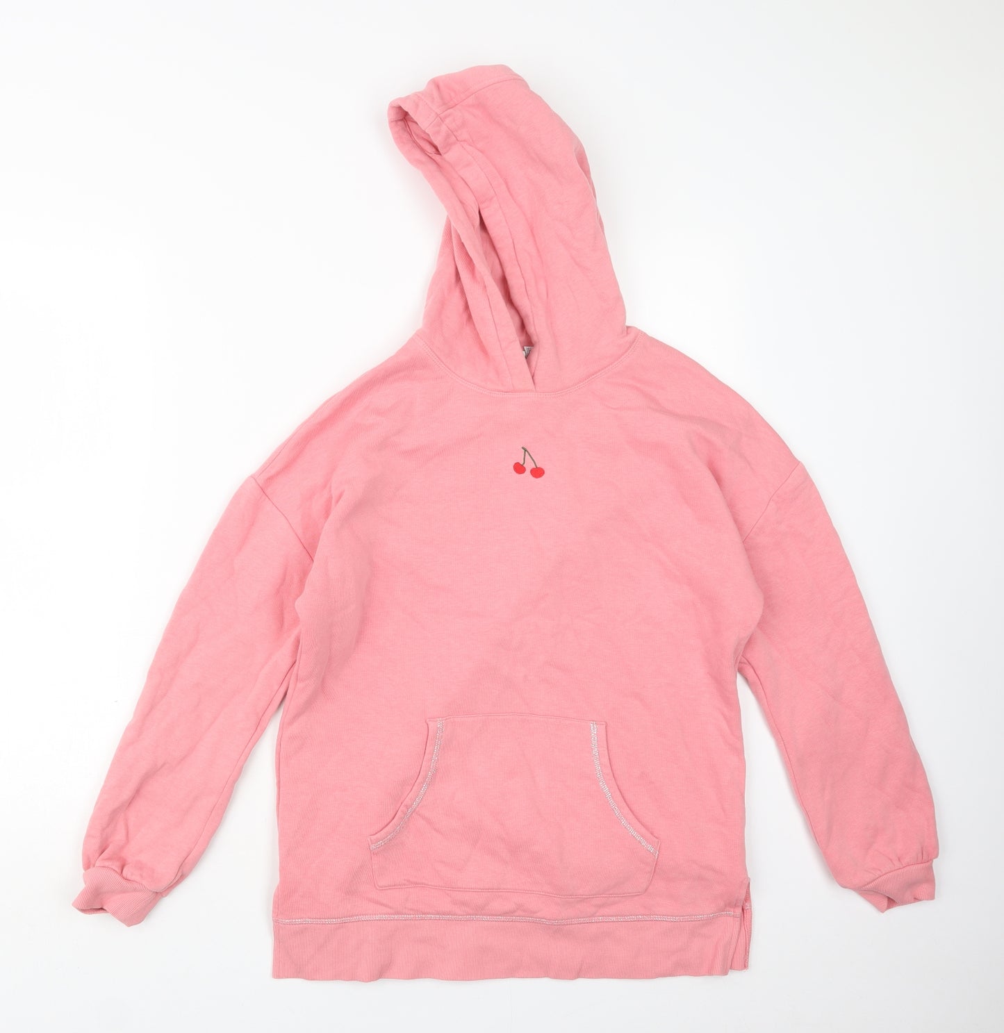 Marks and Spencer Girls Pink   Pullover Hoodie Size 13-14 Years