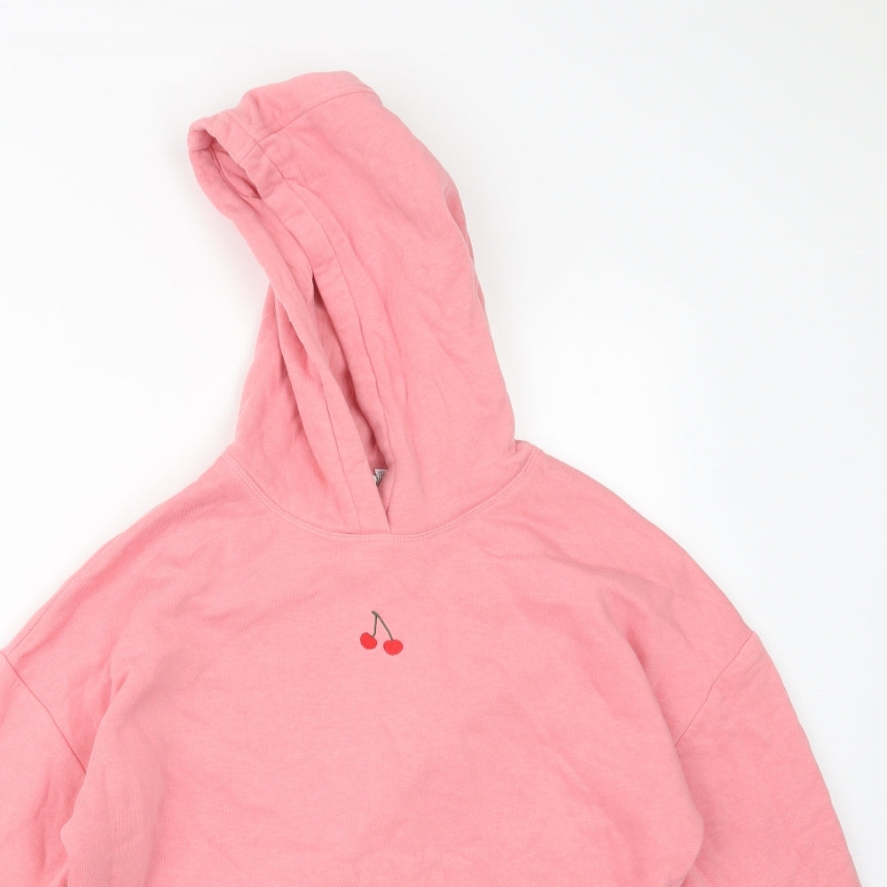 Marks and Spencer Girls Pink   Pullover Hoodie Size 13-14 Years