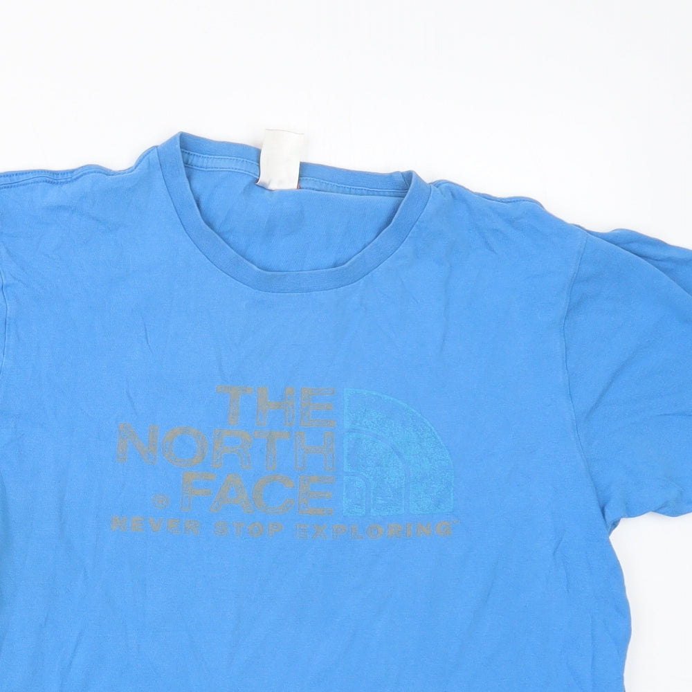 The North Face Mens Blue    T-Shirt Size S