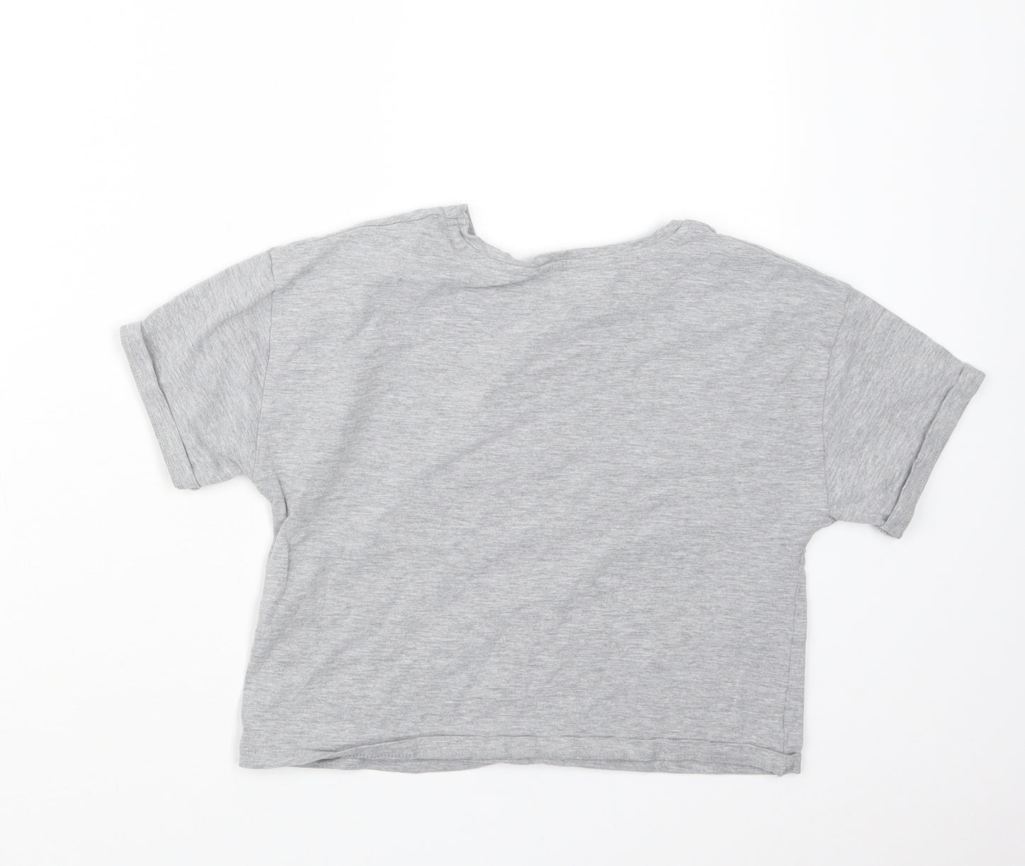 George Girls Grey   Basic T-Shirt Size 11-12 Years