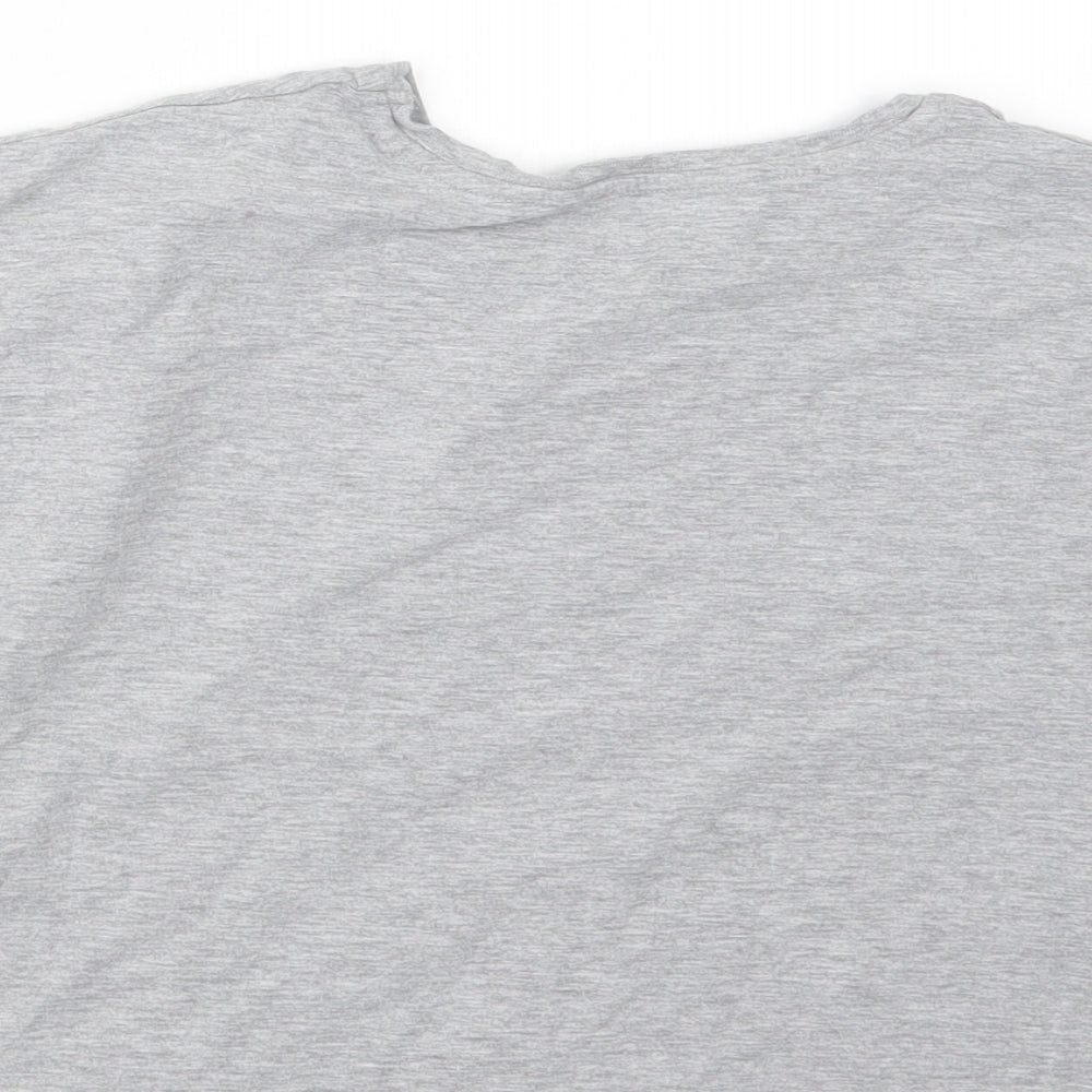 George Girls Grey   Basic T-Shirt Size 11-12 Years