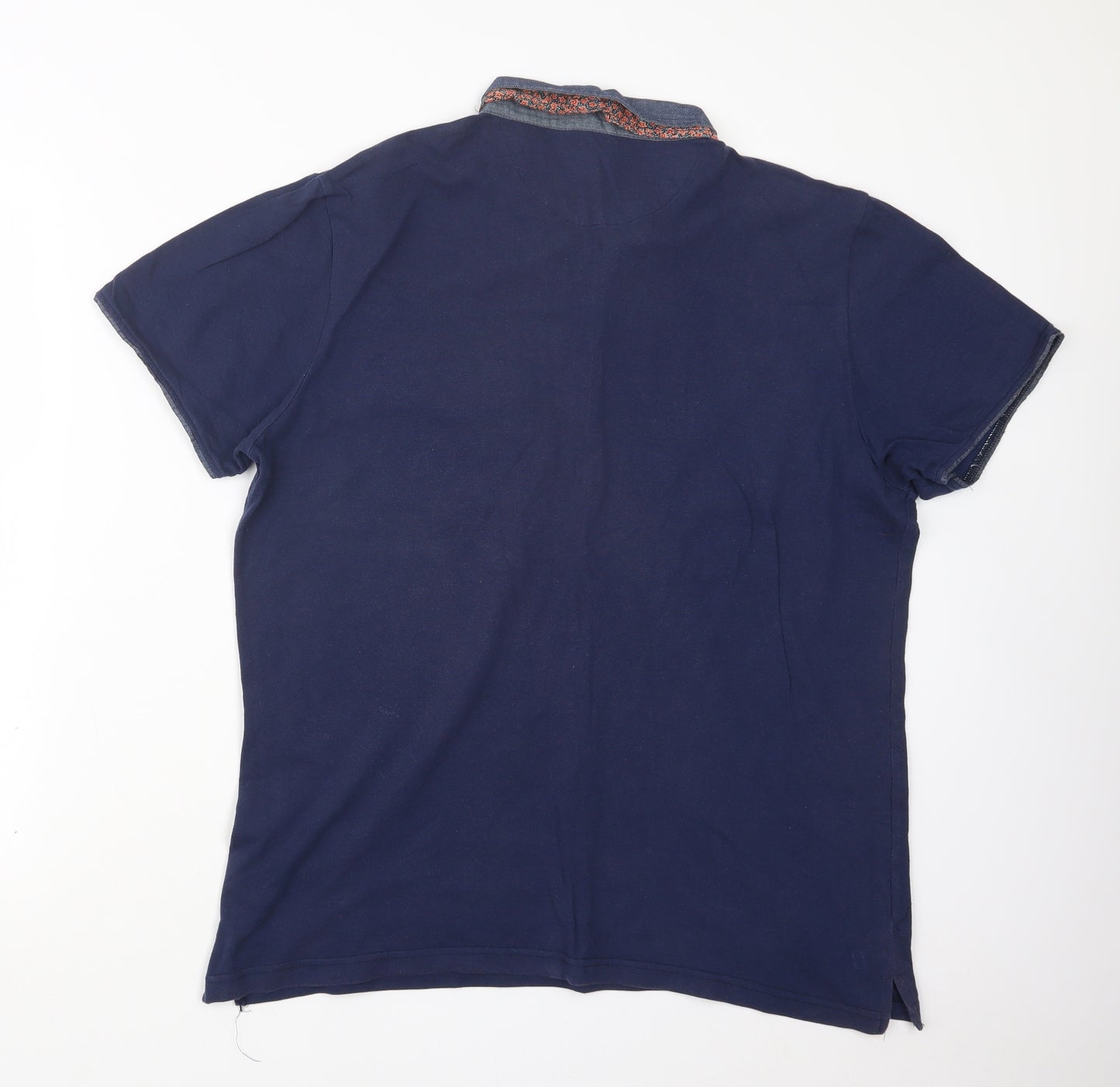 Cedar Wood State Mens Blue    Polo Size XL