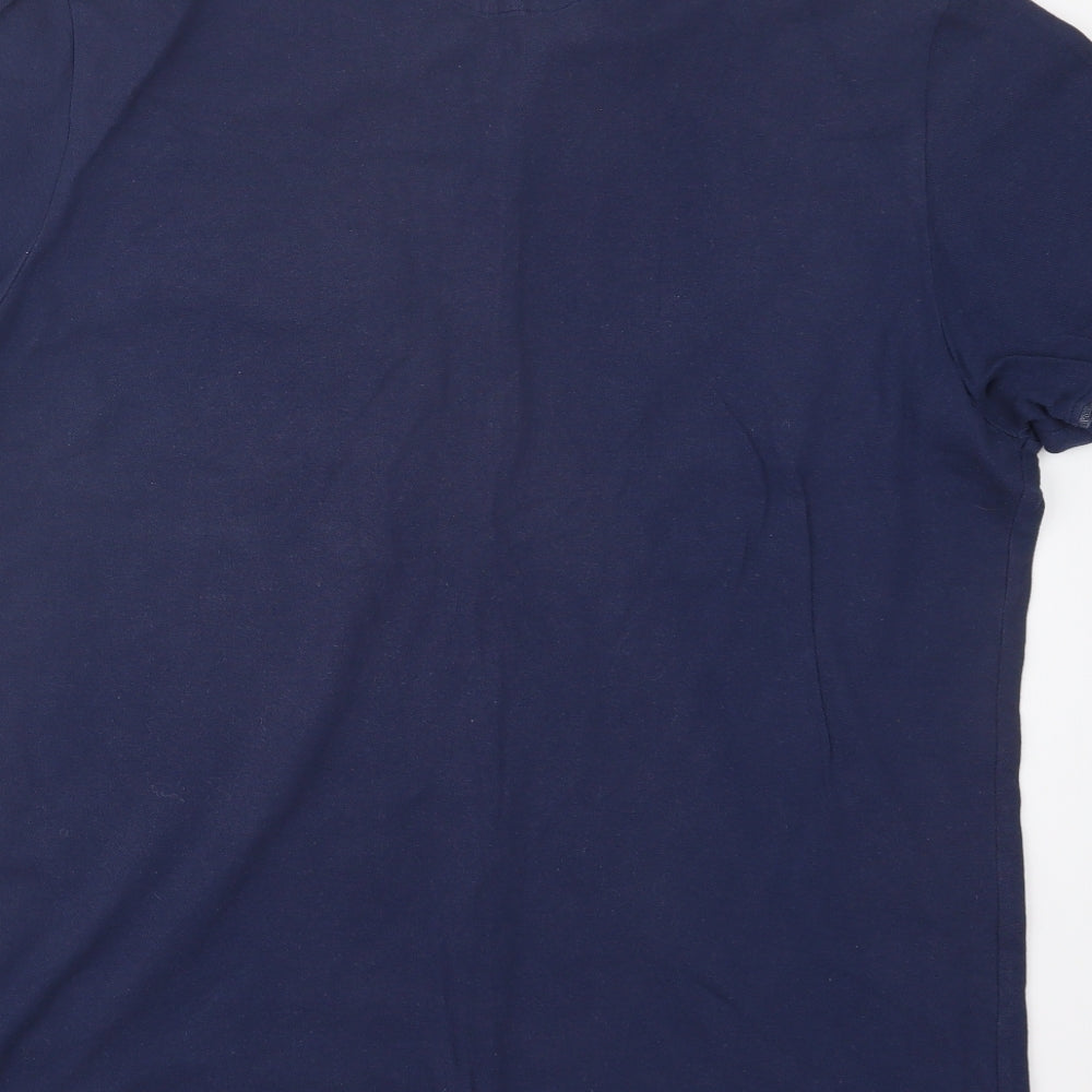 Cedar Wood State Mens Blue    Polo Size XL