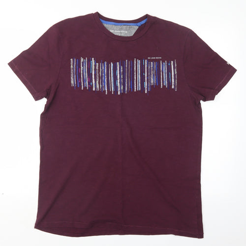 Debenhams Mens Purple    T-Shirt Size M