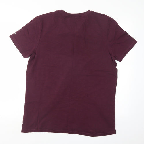 Debenhams Mens Purple    T-Shirt Size M