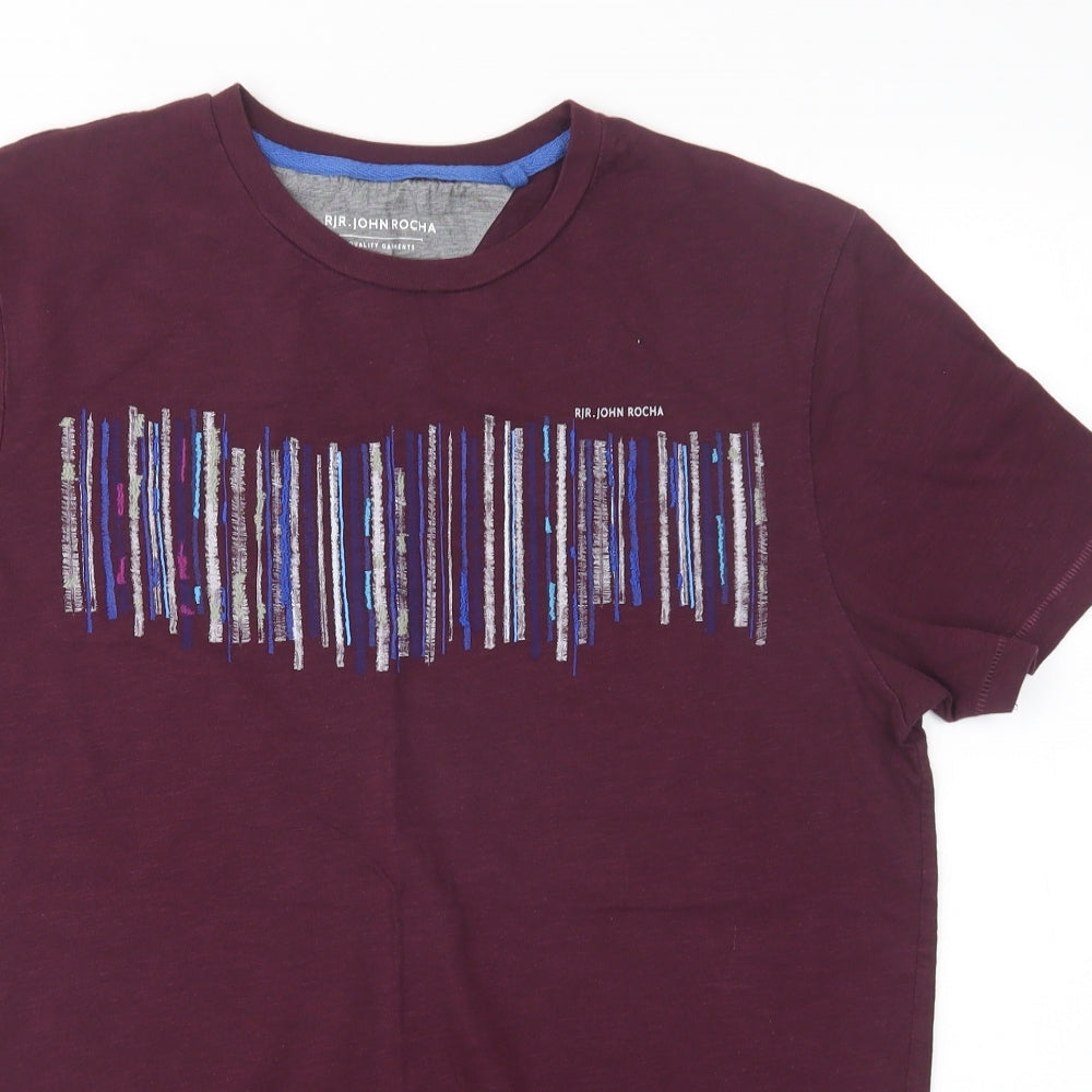 Debenhams Mens Purple    T-Shirt Size M