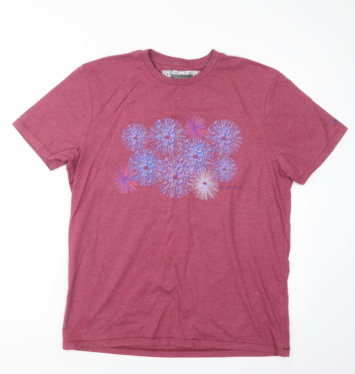 RJR.John Rocha Mens Pink    T-Shirt Size M
