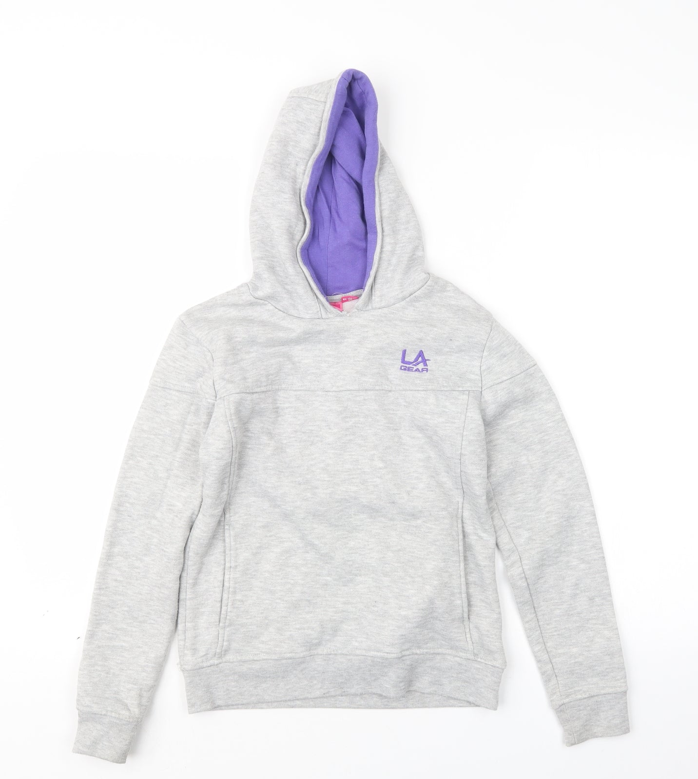LA Gear Girls Grey   Pullover Hoodie Size 9-10 Years