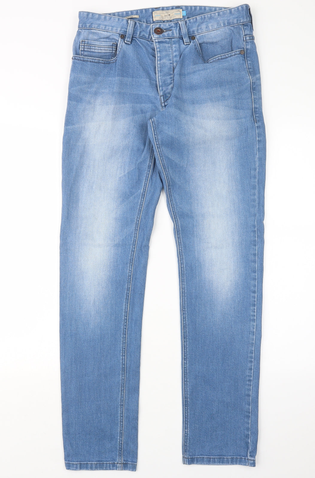 NEXT Mens Blue  Denim Straight Jeans Size 31 in L31 in