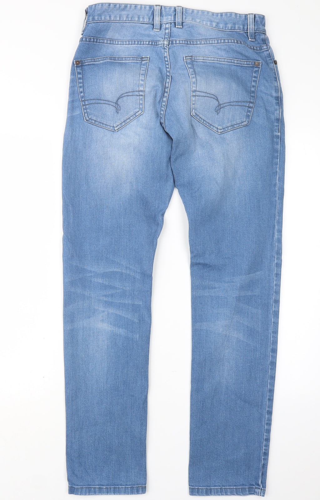 NEXT Mens Blue  Denim Straight Jeans Size 31 in L31 in