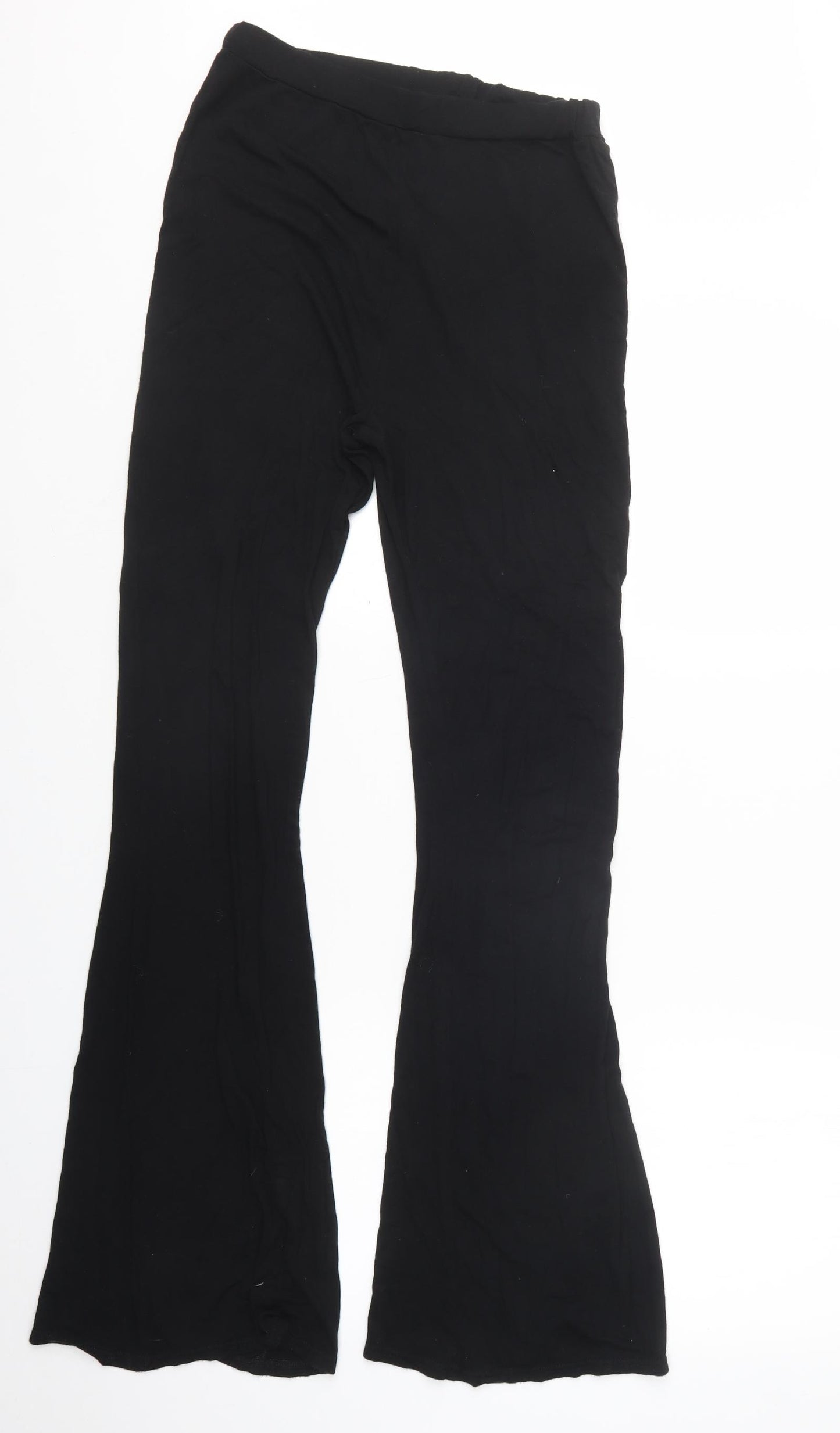 Boohoo Womens Black   Trousers  Size 12 L31 in