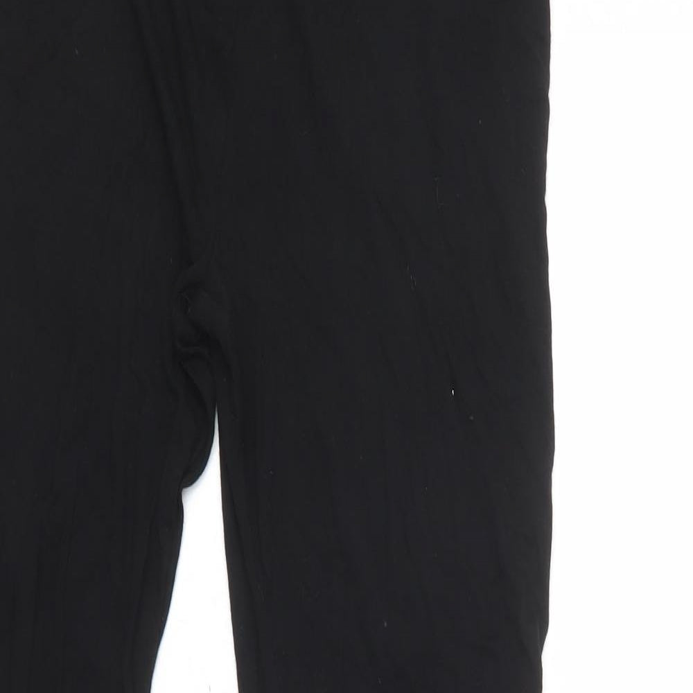 Boohoo Womens Black   Trousers  Size 12 L31 in
