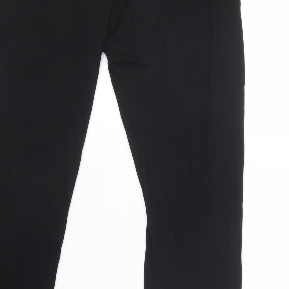 Boohoo Womens Black   Trousers  Size 12 L31 in