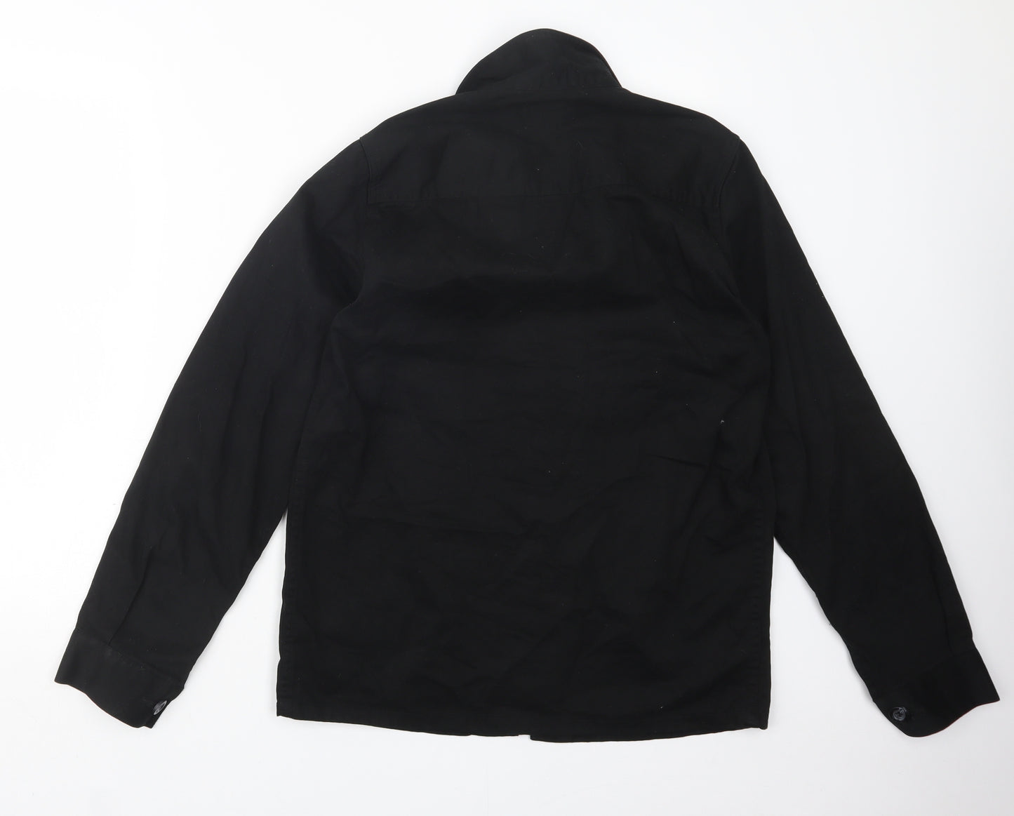 Common People Mens Black  Denim Jacket  Size S