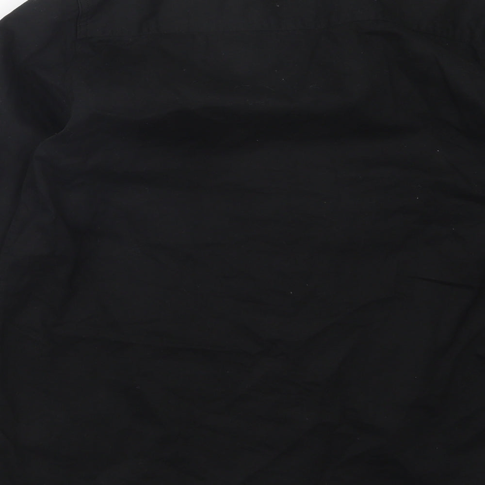 Common People Mens Black  Denim Jacket  Size S