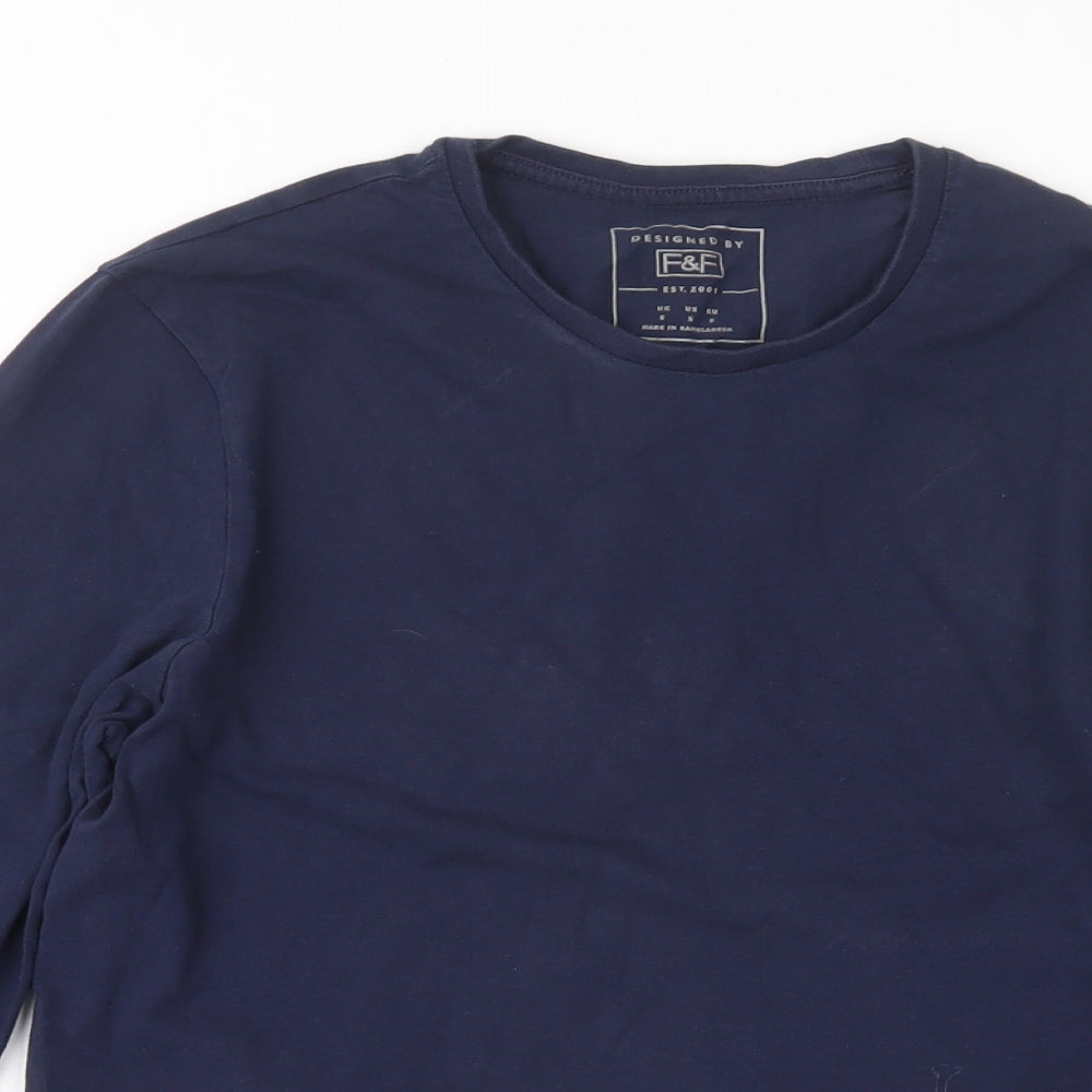 F&F Mens Blue    T-Shirt Size S
