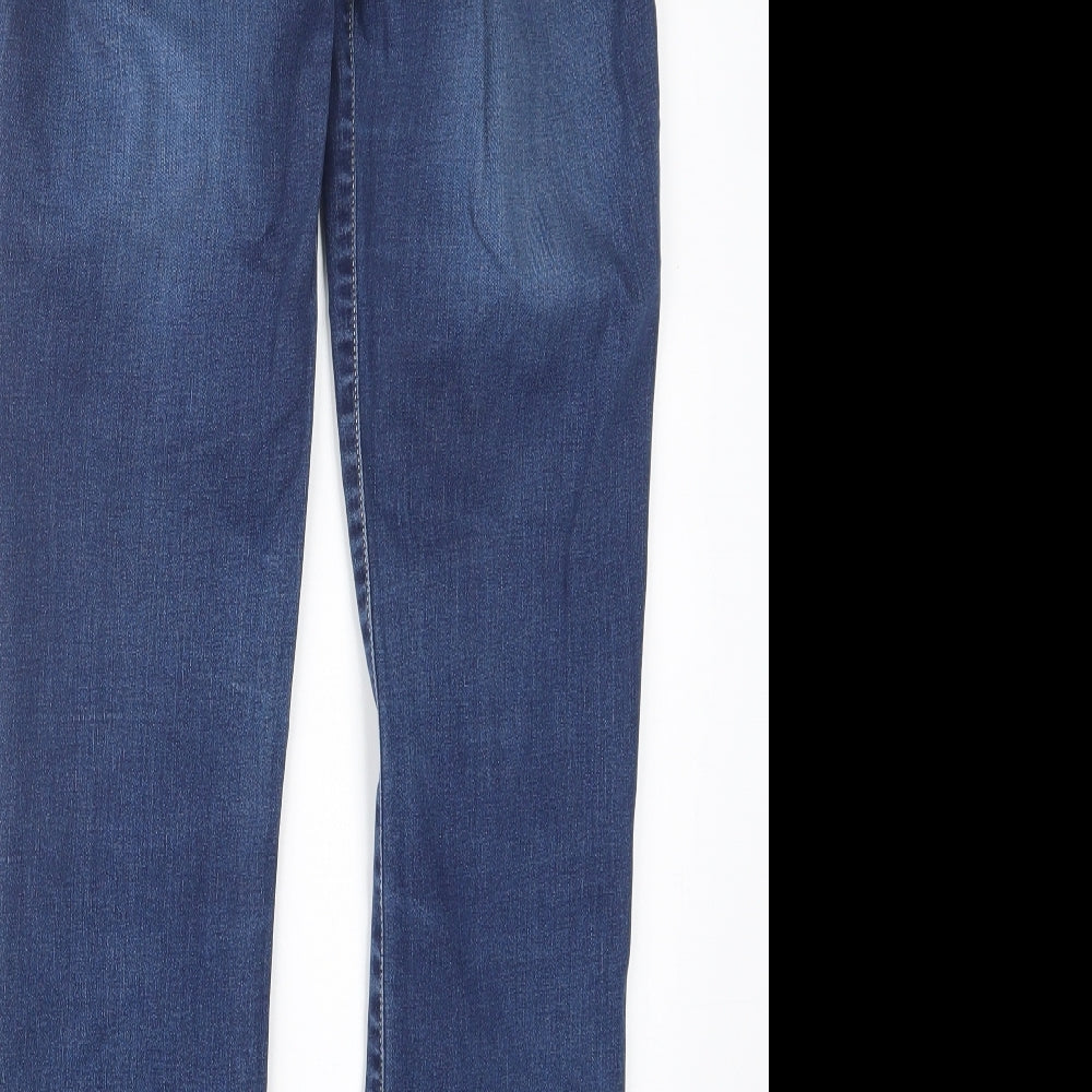 NEXT Womens Blue  Denim Straight Jeans Size 10 L30 in